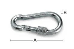 KARABINKROK 245S LÅS 60X6MM-Habo Sale