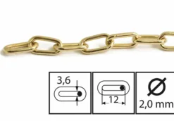 Kjetting 200-1 form 2m SB-Habo Sale