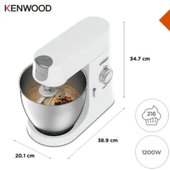 KJØKKENMASKIN KVL4101.W 1200W 6,7L RFRI M/EKSTRA SKÅL-Kenwood Sale