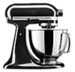 KJØKKENMASKIN SORT 4,8L ARTISAN MED VIPPEHODE-Kitchenaid Hot