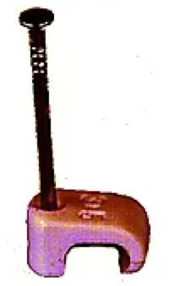 Klammer 3x5 for oval ledning 20stk-Gelia Online