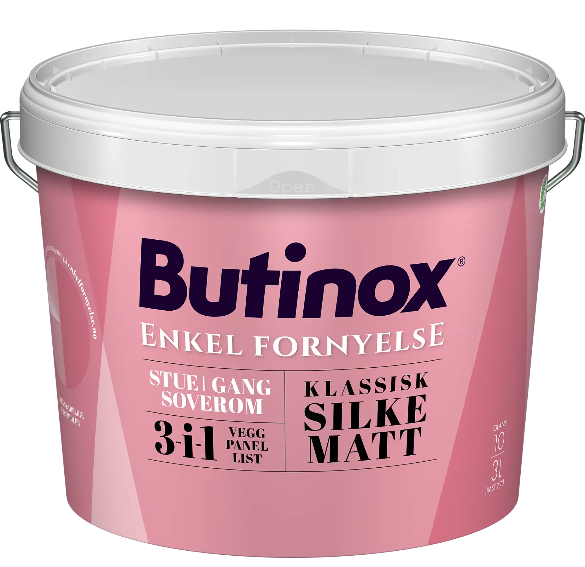 Klassisk silkematt hvit base 2,7l-Butinox Sale