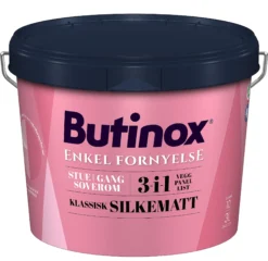 Klassisk Silkematt hvit base 2,7L-Butinox