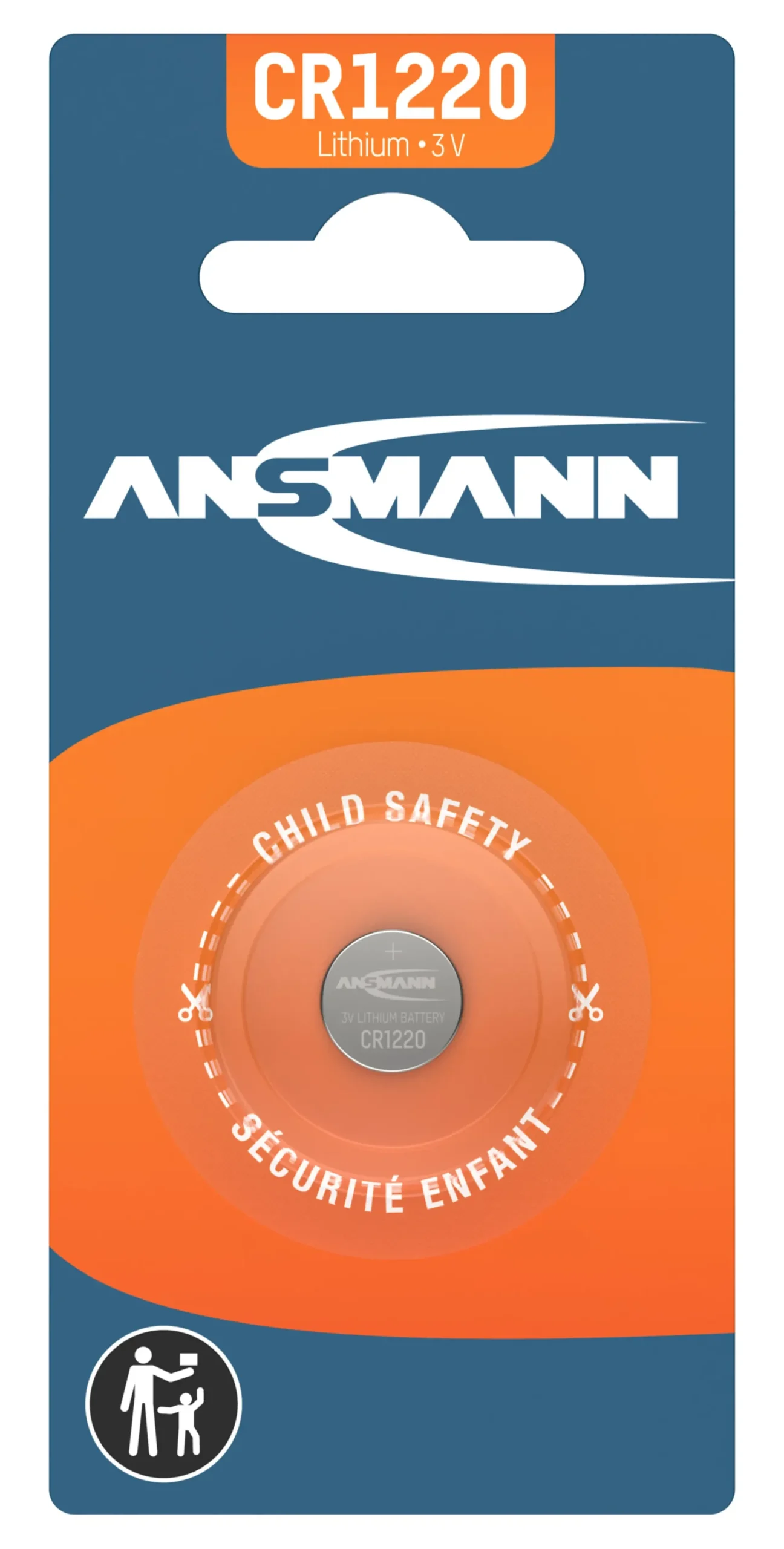 Knappcellebatteri CR1220-Ansmann Hot
