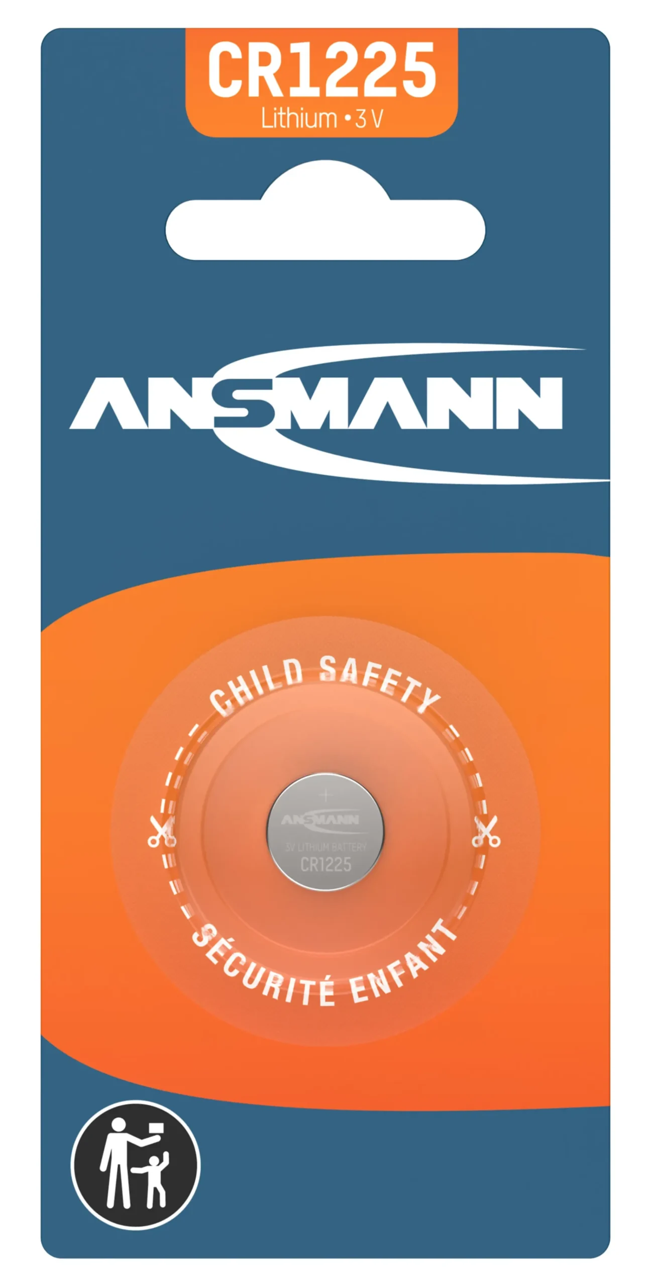 Knappcellebatteri CR1225-Ansmann Online