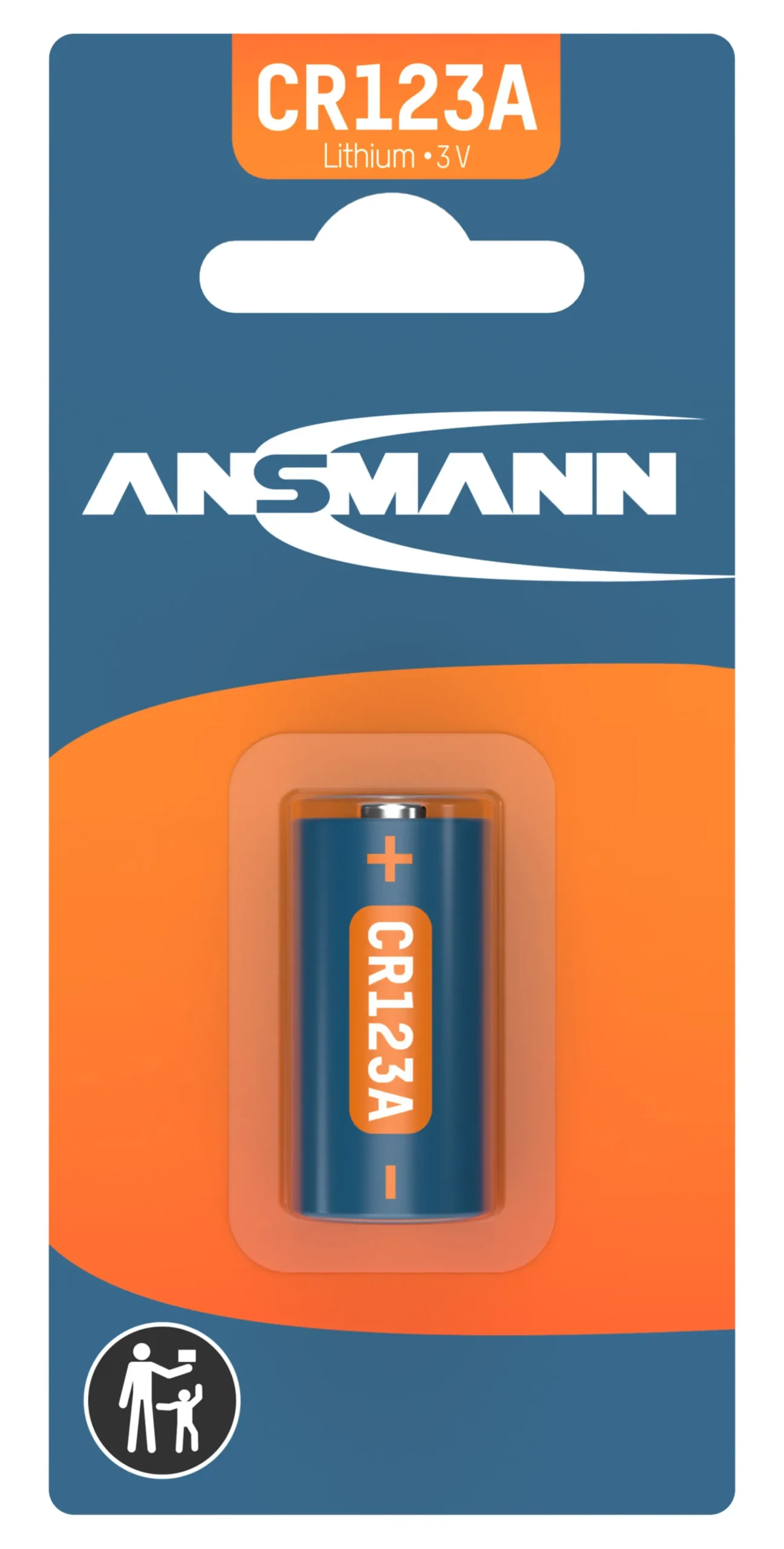 Knappcellebatteri CR123A-Ansmann Best