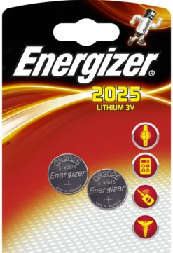 Knappcellebatteri CR2025 3V Lithium 2stk-Energizer Discount