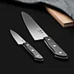 Knivsett 2 deler Kokkekniv HB-85 21,5cm grønnskakskniv13cm-Mac Best