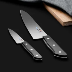 Knivsett 2 deler Kokkekniv HB-85 21,5cm grønnskakskniv13cm-Mac Best