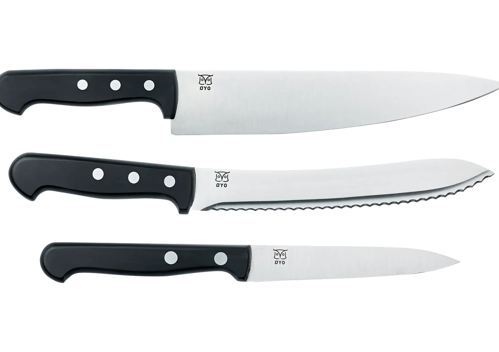 Knivsett Pom 3 deler-Øyo Outlet