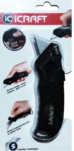 Kniv skyvbar alu quick-Icraft Online