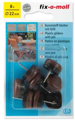 KNOTT FOR STOL-BORDBEN,MOT RIPER,STØY.TEPPE,HARDE,VÅTE GULV-Fix O Moll