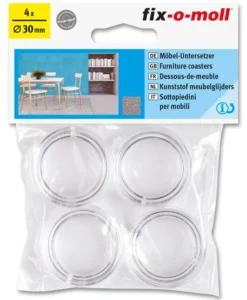 Knott transp 30mm 908 til stol/bord/pianoben-Fix O Moll Best