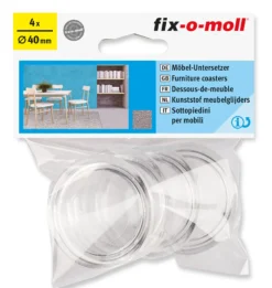 Knott transp 40mm 909 til stol/bord/pianoben-Fix O Moll Online