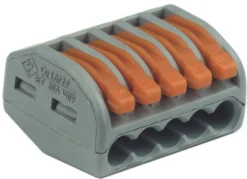 Koblingsklemme Wago 5x0.08 2.5kv-Gelia Online