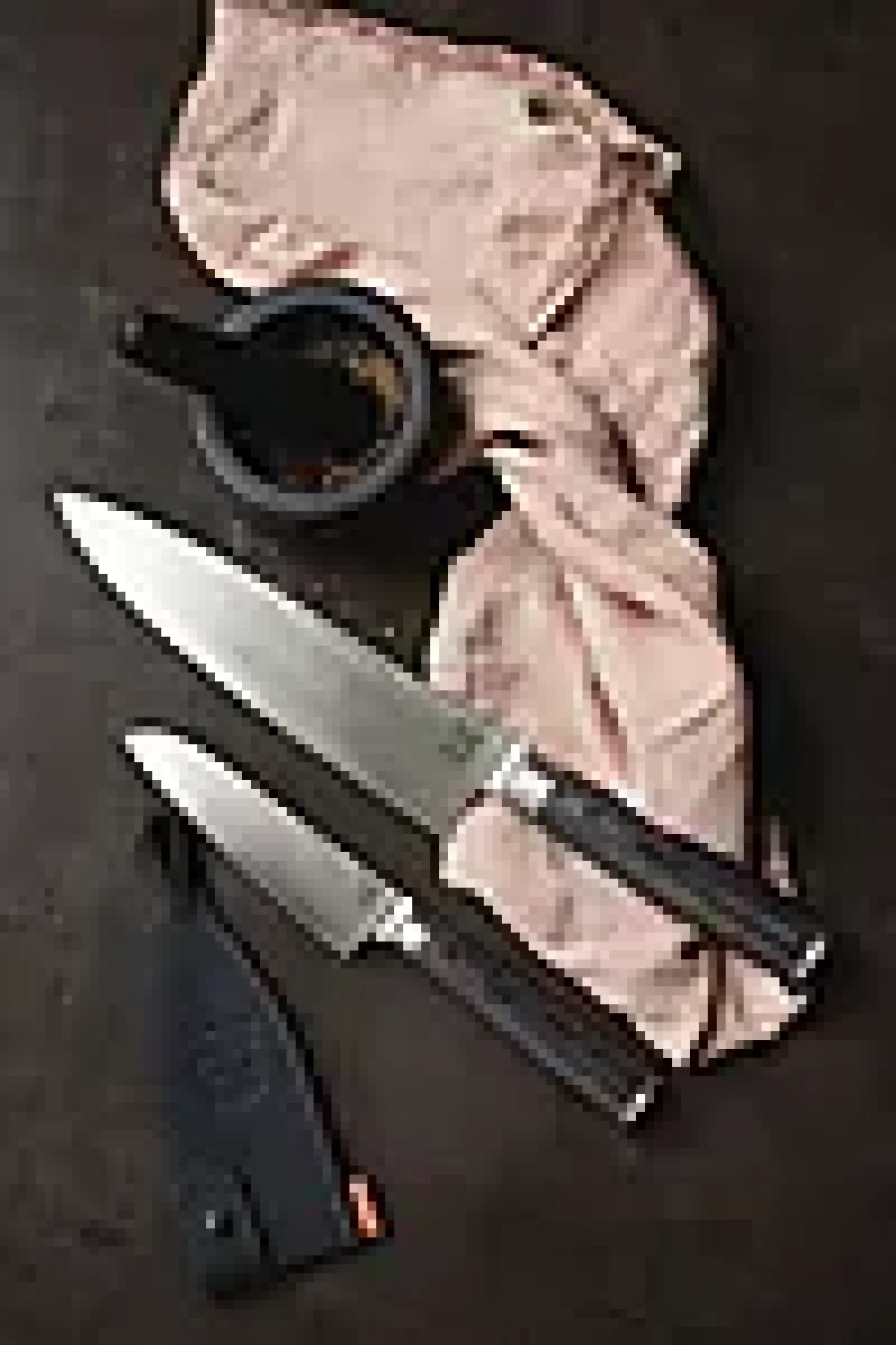 KOKKEKNIV OPAL SANTOKU GRÅ 12CM-Øyo Hot