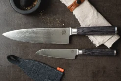KOKKEKNIV OPAL SANTOKU GRÅ 16,5CM-Øyo Discount