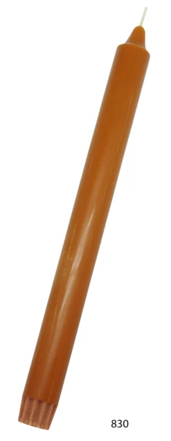 Kronelys stearin karamel 27,5cm-Diana lys Online