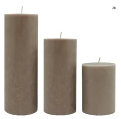 KUBBELYS 7X20CM STEARIN-Diana lys Outlet