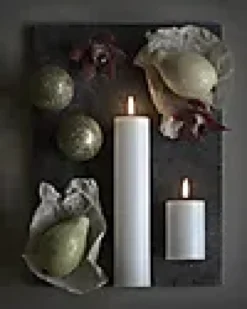 Kubelys LED i voks 5,8x22cm-Uyuni