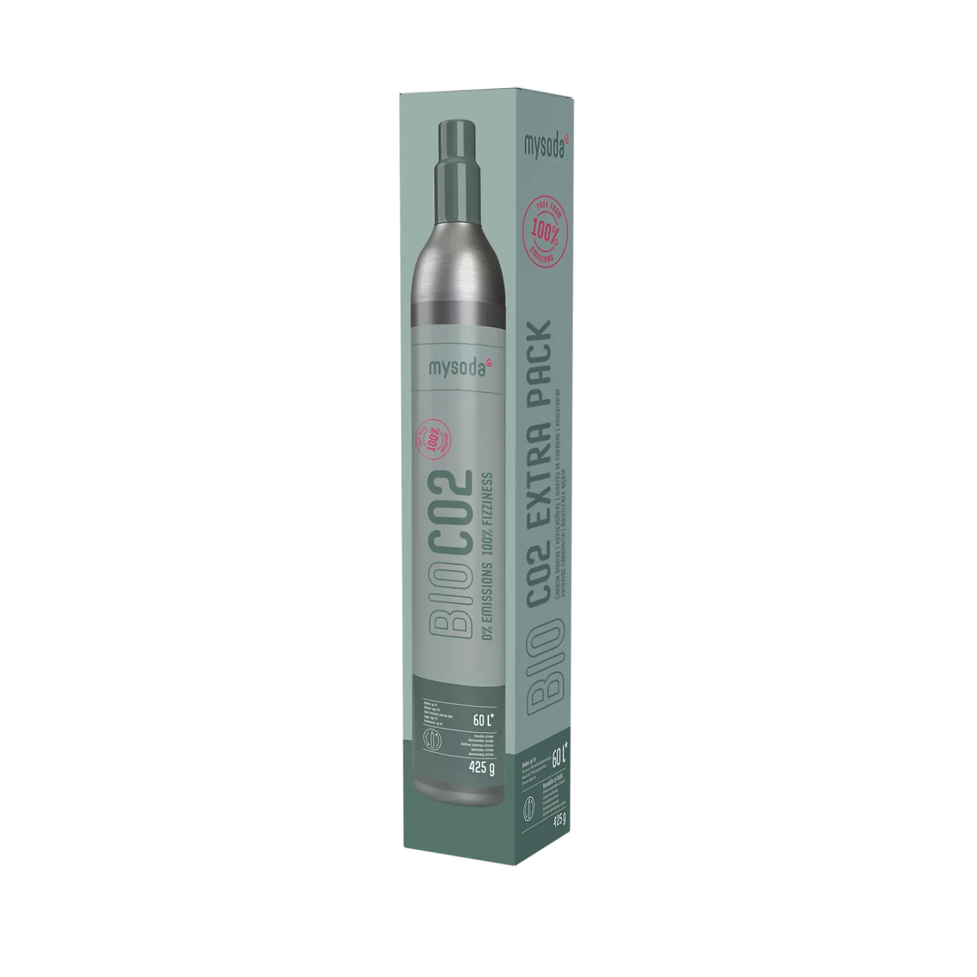 Kullsyrepatron BIO extra CO2 60l-Mysoda New