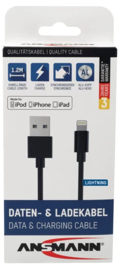 Ladekabel Lightning 1,2M-Ansmann Clearance
