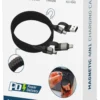 Ladekabel USB-A og USB-C til USB-C lightning magnetisk opprulli-Ansmann Best