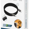 Ladekabel usb c-til-c. magnetisk opprulling 3 års garanti-Ansmann Hot