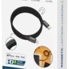 Ladekabel USB-C til Lightning med magnetisk opprulling 120cm-Ansmann Best