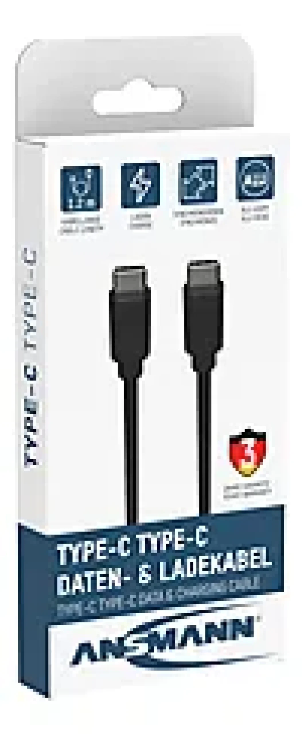 Ladekabel USB-C til USB-C 1,2m-Ansmann Sale