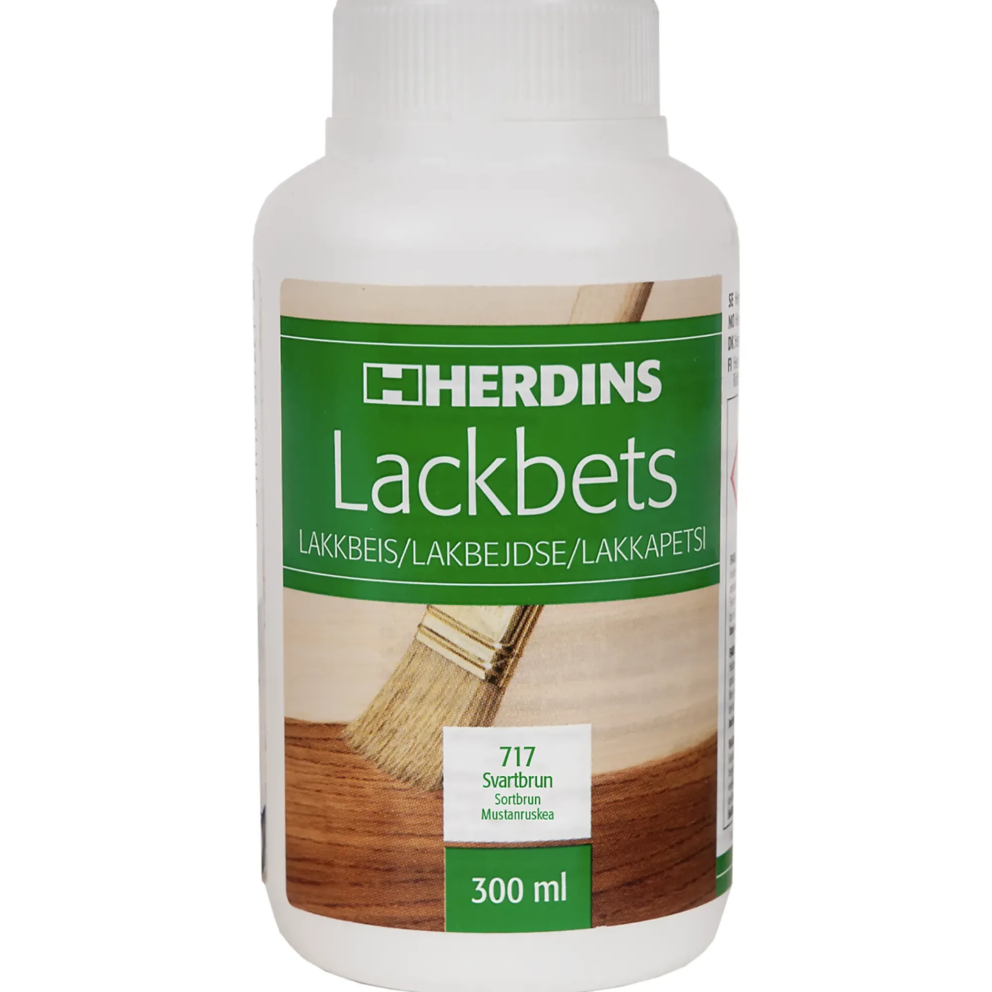 Lakkbeis 717 svartbrun 0,3l-Herdins Online
