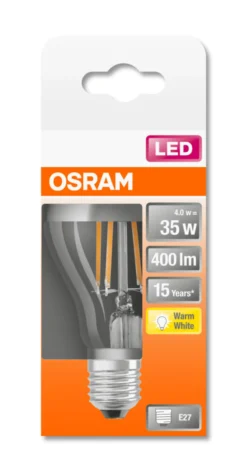 LED Classic A mirror 35 4W 2700K E27-Osram Online