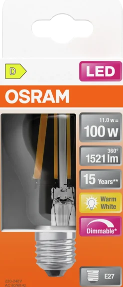 LED Classic A 100 12W 2700K dim E27-Osram Best