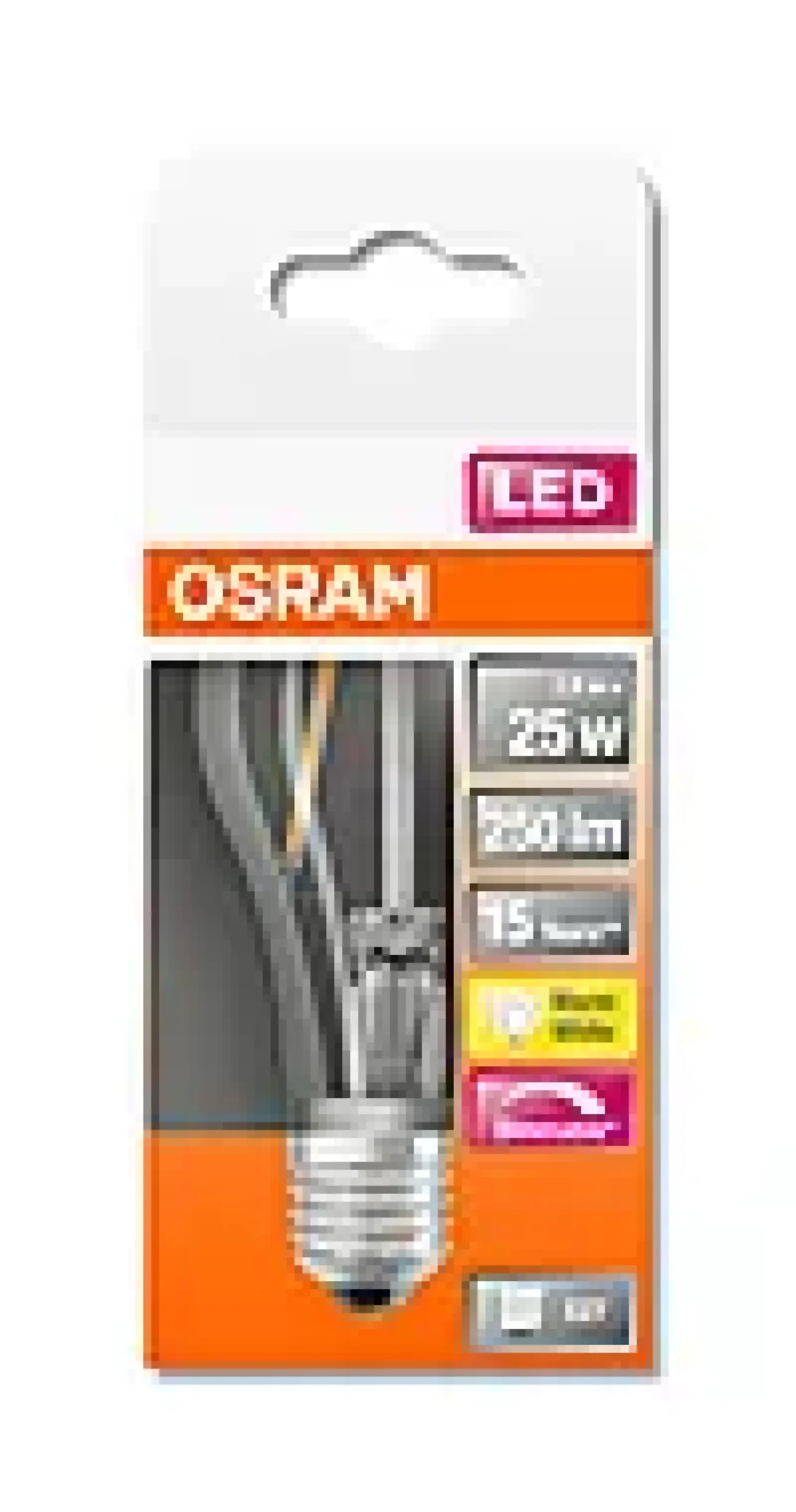 LED Classic A 25 2,8W 2700K dim E27-Osram Hot
