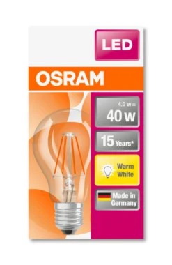 LED Classic A 40 4W 2700K E27-Osram Discount