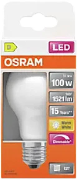 LED Classic A 100 12W 2700K dim E27-Osram Sale