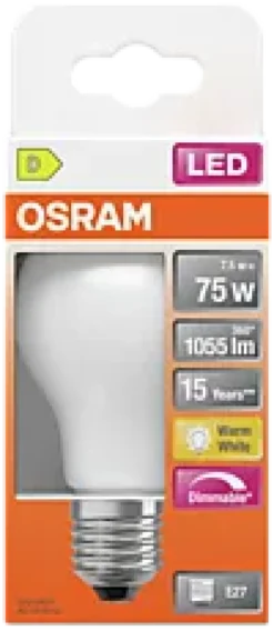 LED Classic A 75 7,8W 2700K matt dim E27-Osram Sale