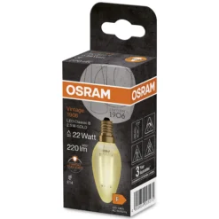 Led Classic B 22 Gold 2,5w 2400K E14-Osram Outlet