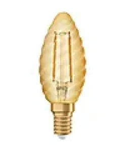 LED Classic BW 22 gold 2,5W 2400K E14-Osram Hot