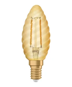 LED Classic BW 22 gold 2,5W 2400K E14-Osram Hot