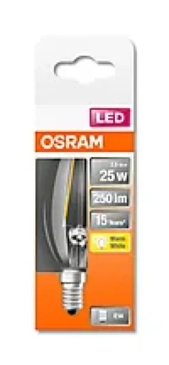 LED Classic B 25 2,5W 2700K E14-Osram
