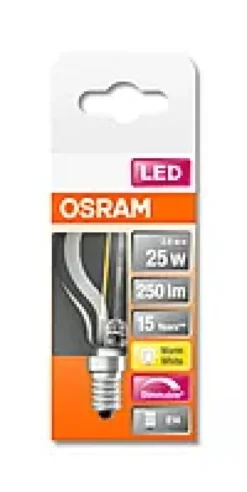 LED Classic P 25 2.8W 2700K dim E14-Osram Best