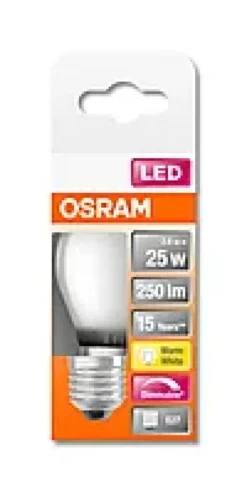 LED Classic P 25 2.8W 2700K dim E27-Osram New