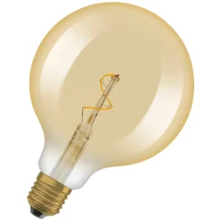 Led Dekorasjonspære E27 G125 30lm Gold Varmere Lys-Osram New