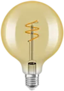 Led Dekorasjonspære E27 G95 40 470lm Gold Dim Varmere Lys-Osram
