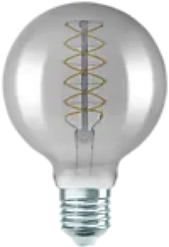 Led Dekorasjonspære E27 G95 30 360lm Smoke Dim Ekstra Varm-Osram Online