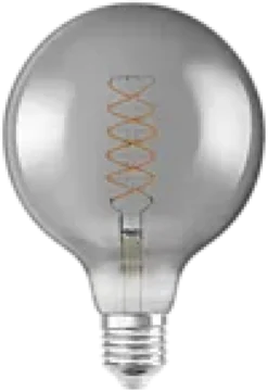 Led Dekorasjonspære E27 G125 30 360lm Smoke Dim Ekstra Varm-Osram Best