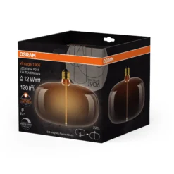 Led Dekorasjonspære E215 12 120lm Tea Brown Dimbar Varmhvit-Osram New