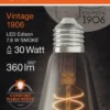 Led Dekorasjonspære E27 St64 30 360lm Smoke Dim Ekstra Varm-Osram