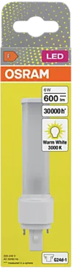LED Dulux D 13 6W 830 G24D-1-Osram Best